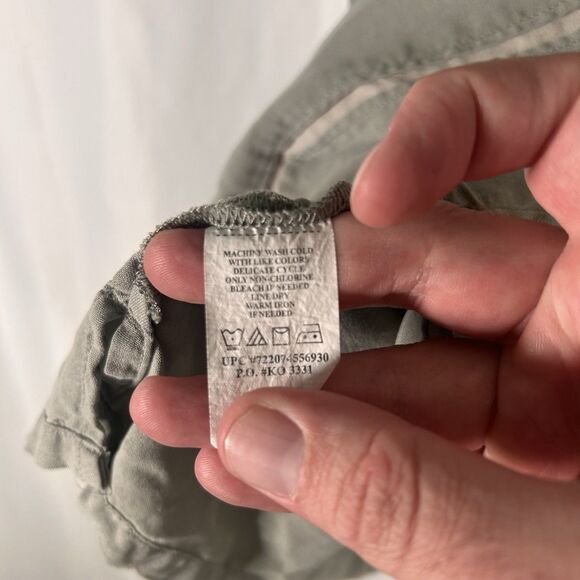 Axist Silk Touch Shirt Men's XL Green Short Sleeve Button Up Lightweight - Picture 5 of 6